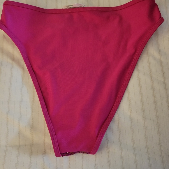 Pink Sequin Bikini Set - Picture 6 of 7